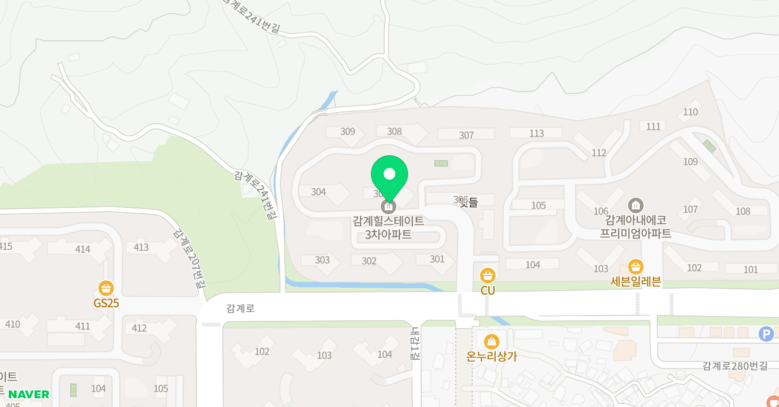 스마트해법 영어 감계교실 위치