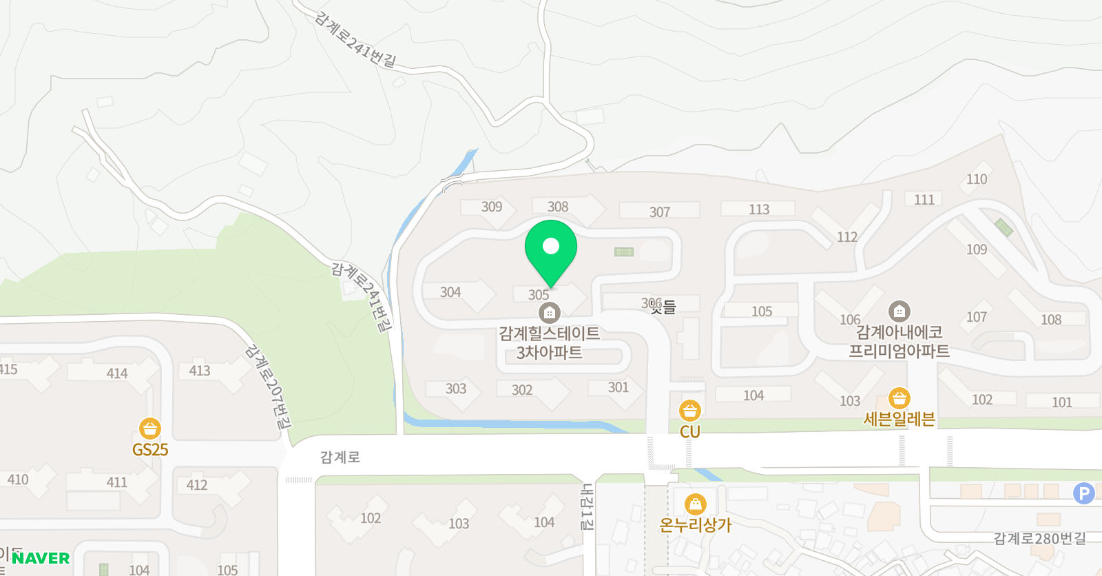 빨간펜 수학의달인 창원북면힐스3차점 위치