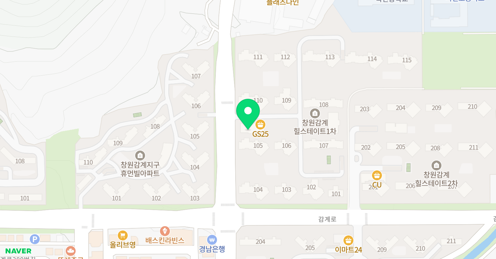 열정 음악학원 위치