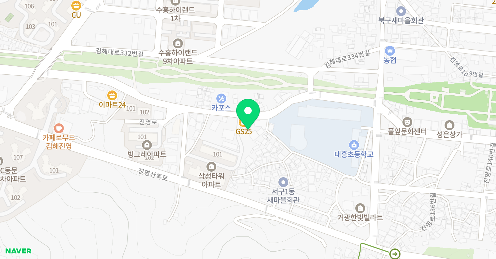 파란나라 미술학원 위치
