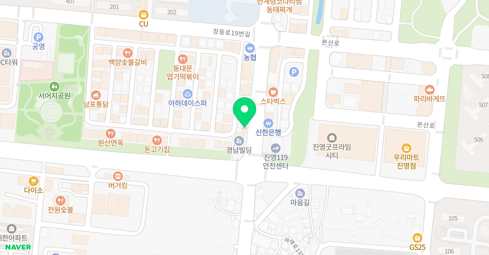 레인보우 음악줄넘기 위치