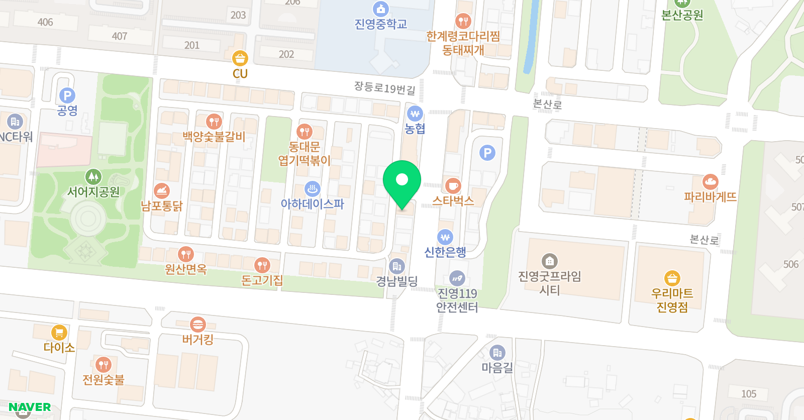 진영 킥복싱비스트 GYM 위치