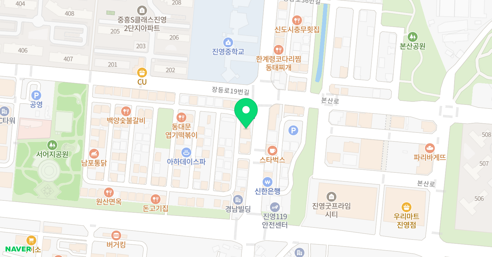더논리 수학학원 위치