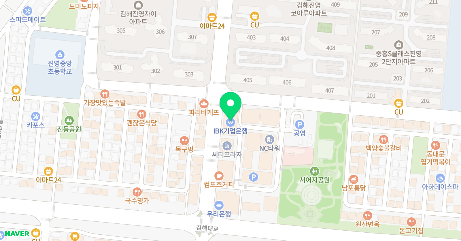 MS 수학과학학원 위치
