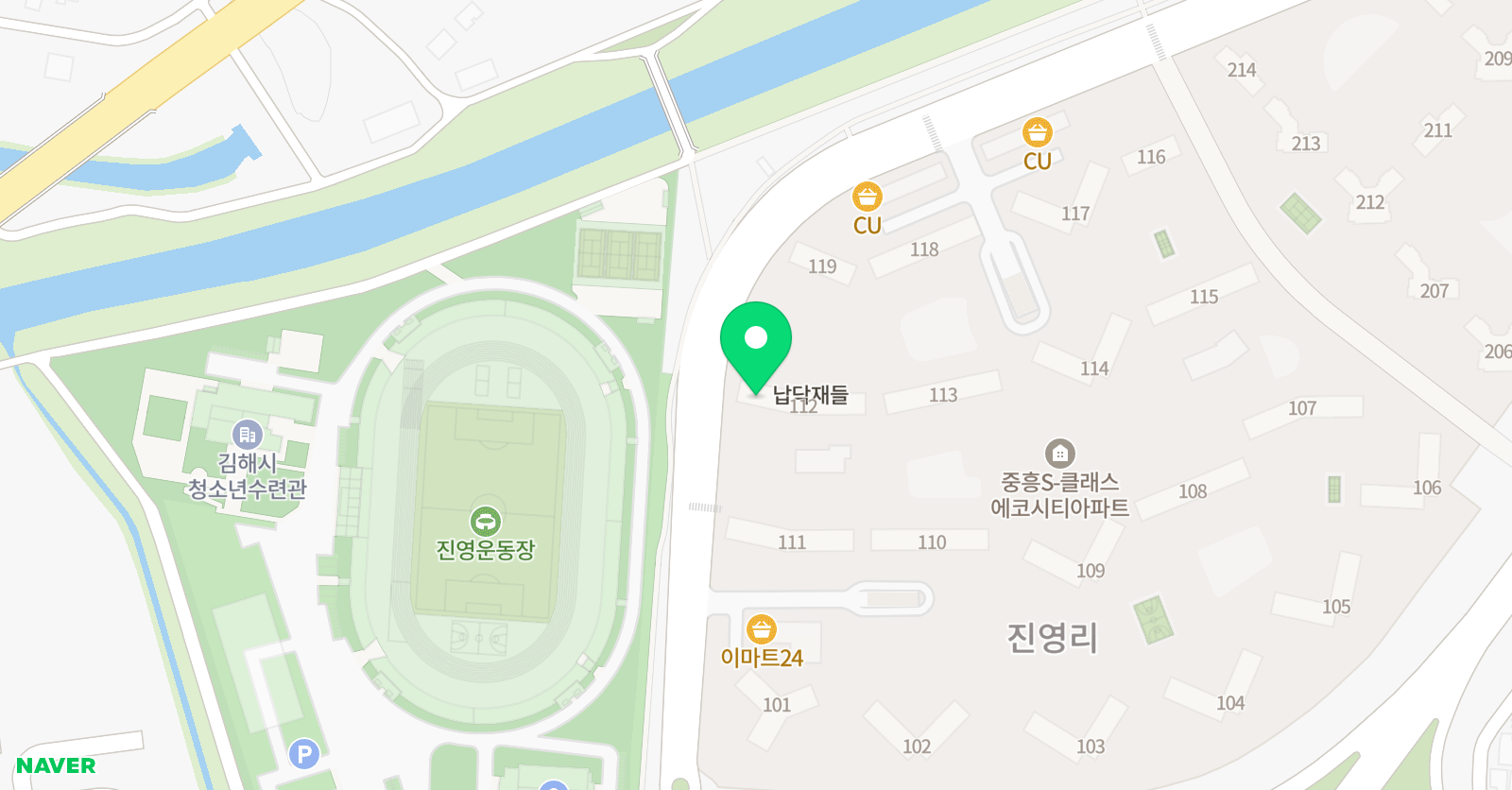 기탄 사고력교실 진영중흥에코시티점 위치