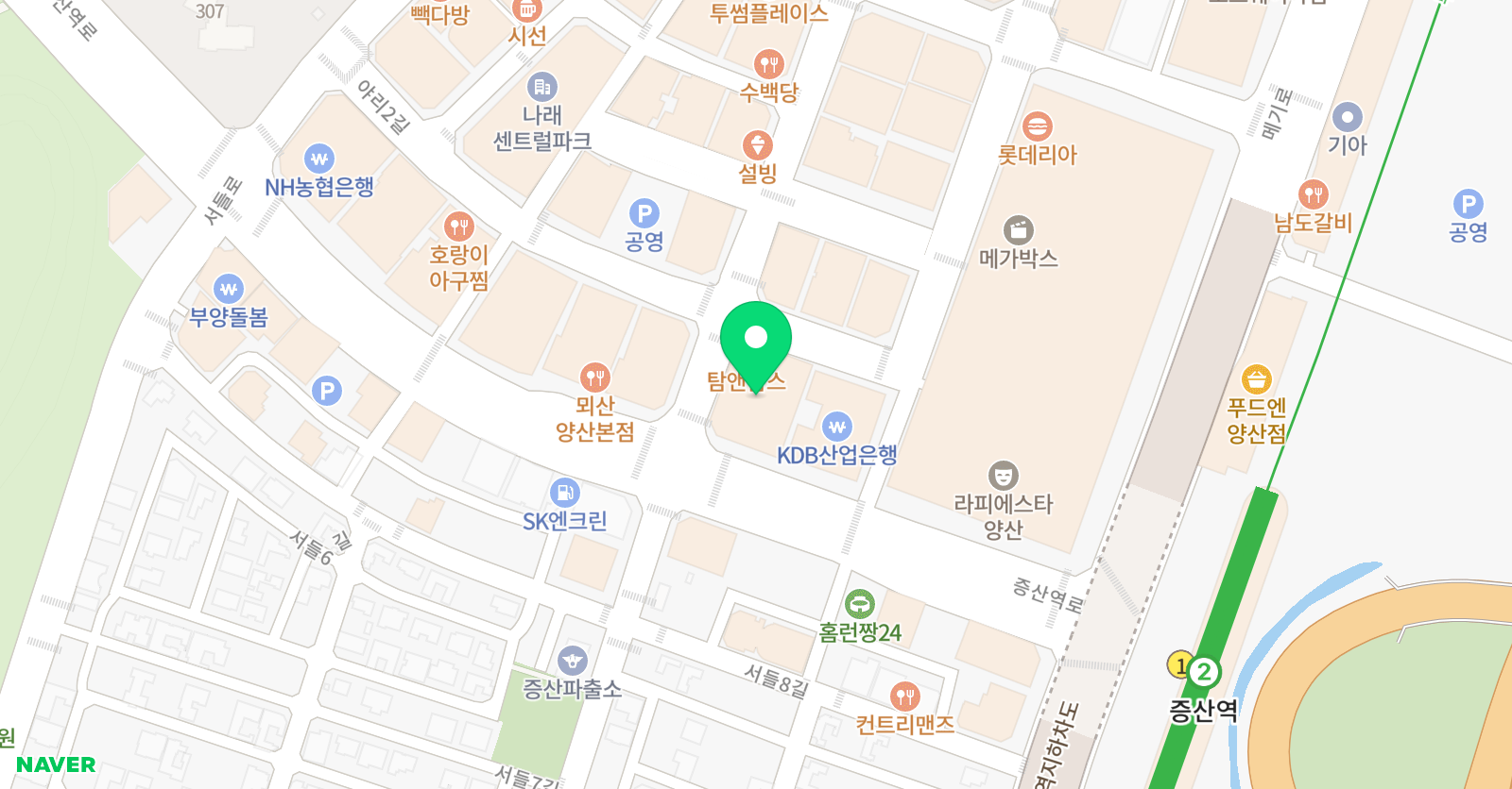 김은정 입시전문학원 위치