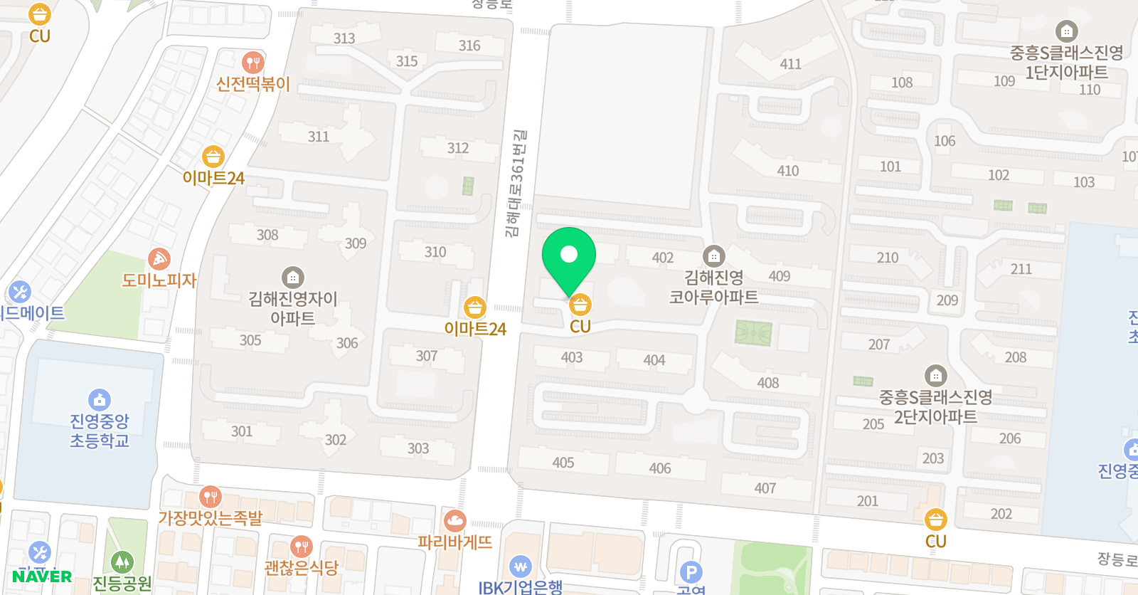 베스트원 용인대 태권도 김해진영관 위치