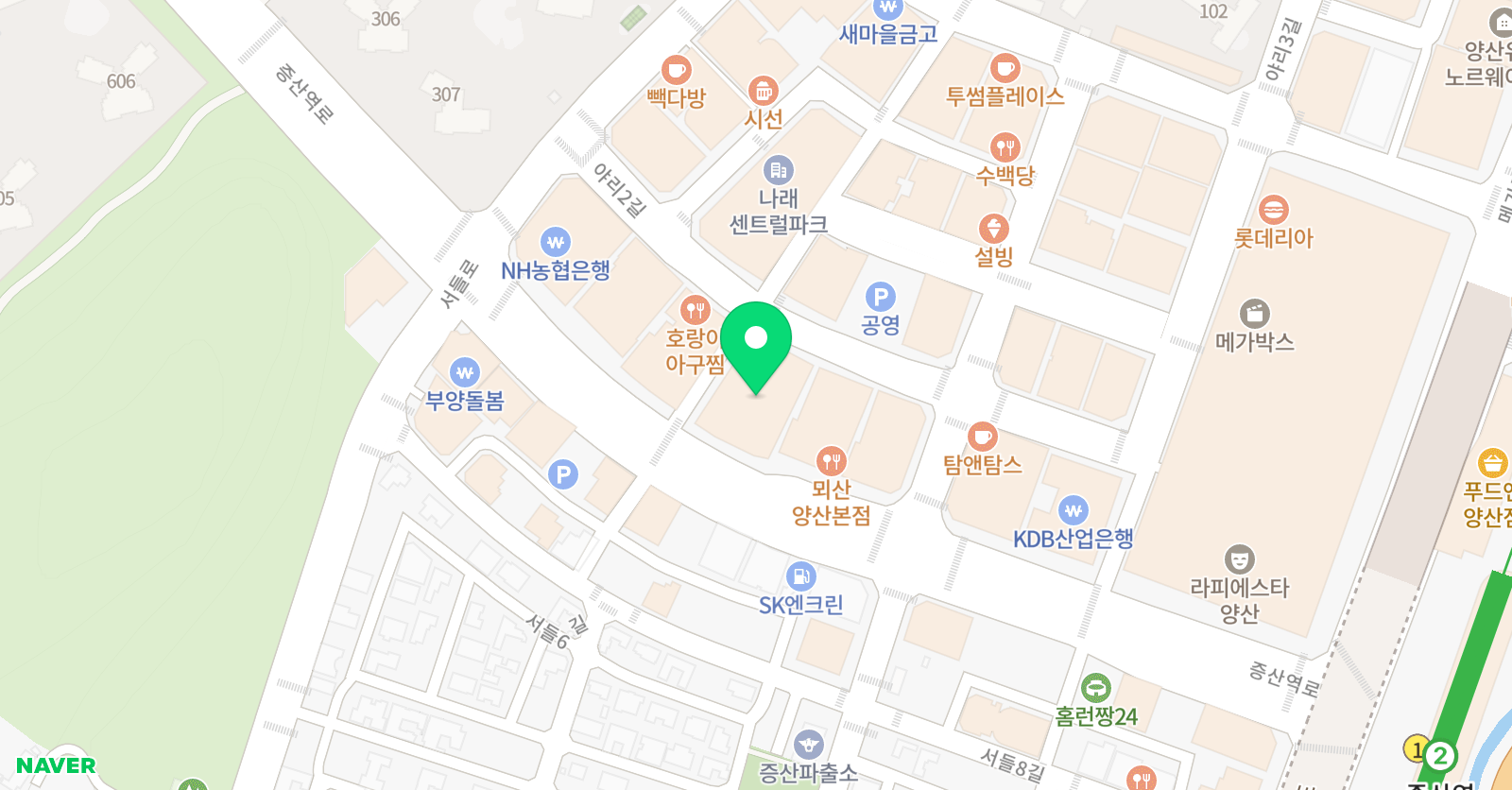 양산클래식수학전문학원 위치