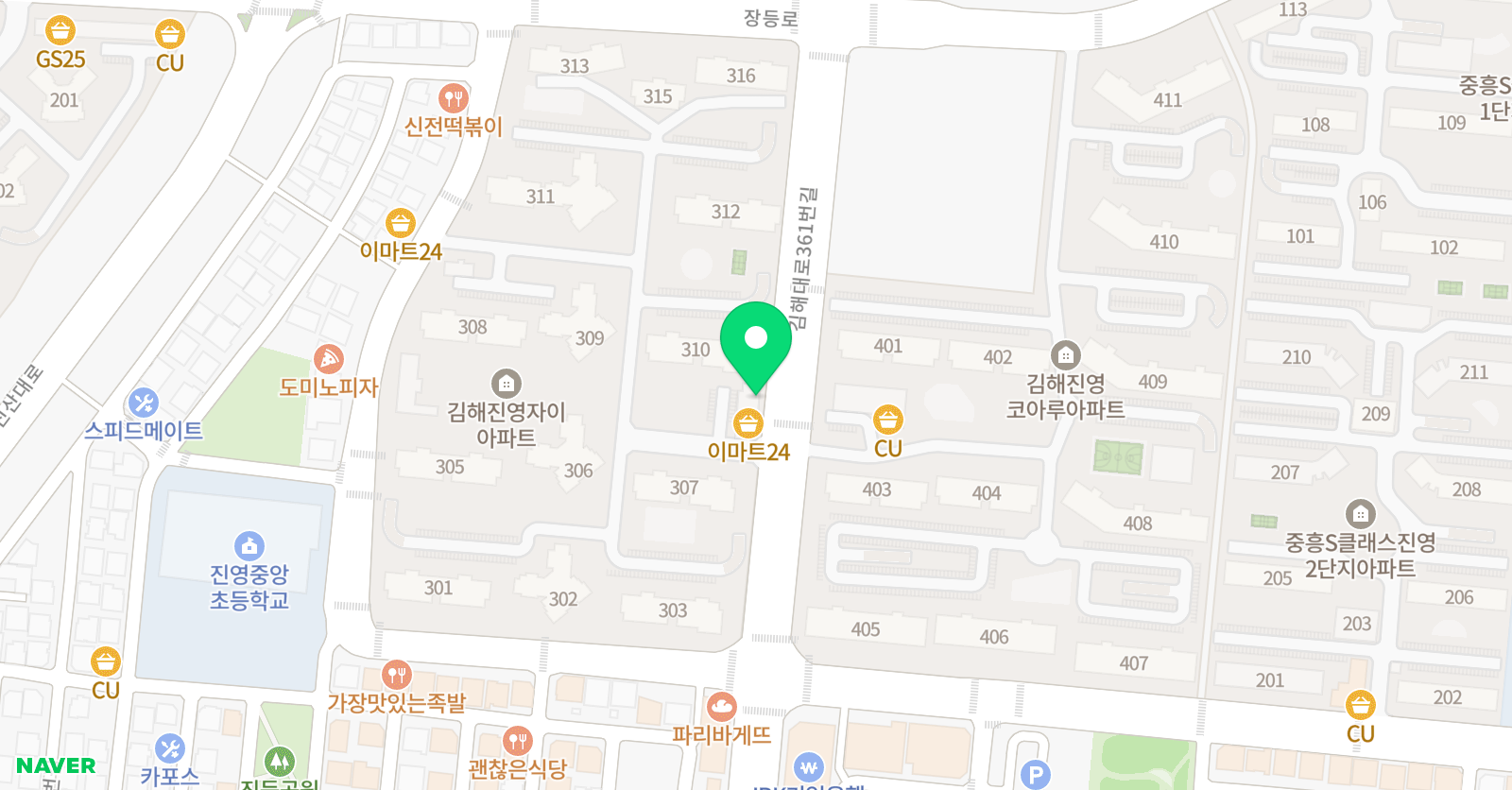 예드림 음악학원 위치