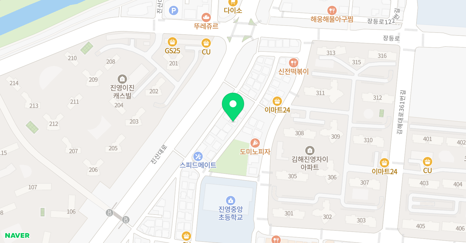 아소비 진영센터 위치