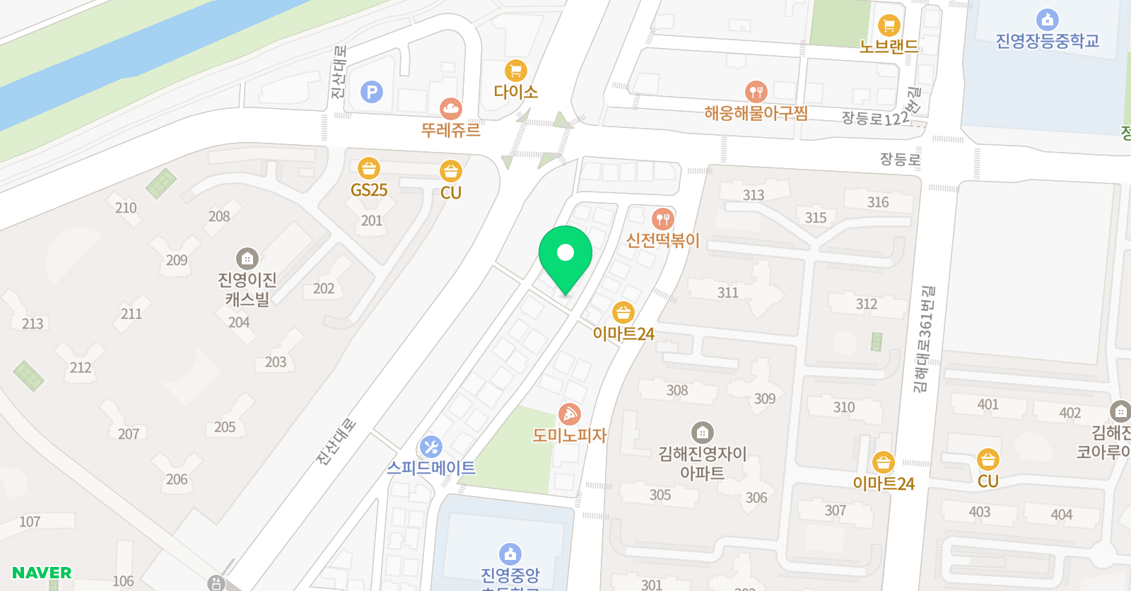 영재 나무학원 위치