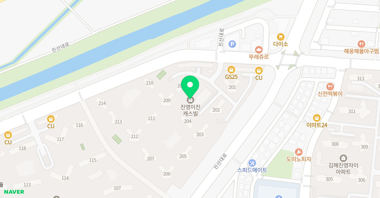 라움아트 미술학원 김해점 위치
