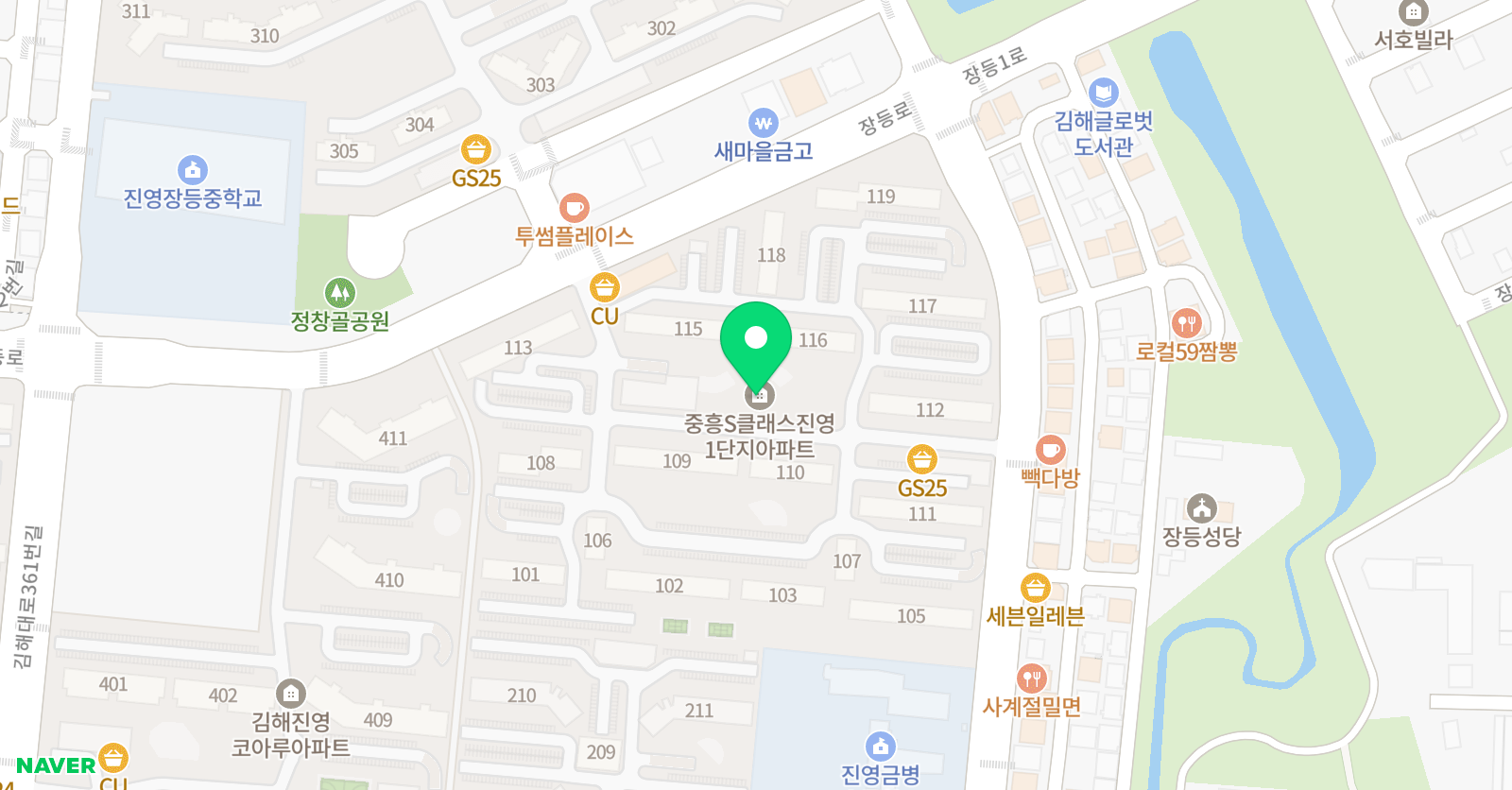 별숲 미술 위치