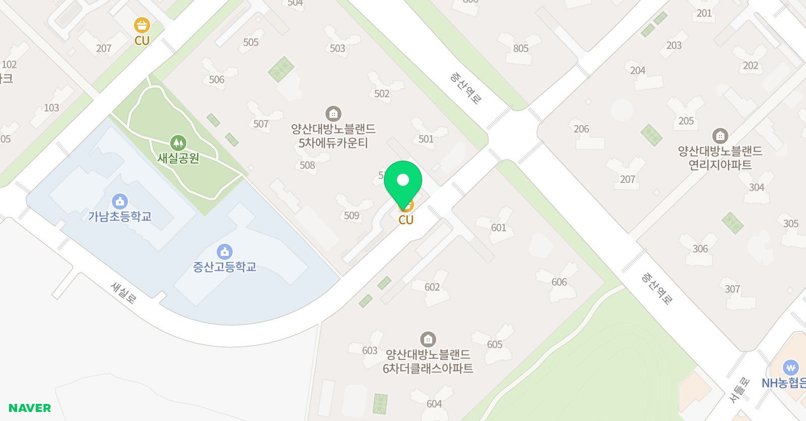 뮤엠영어 가남초점 위치