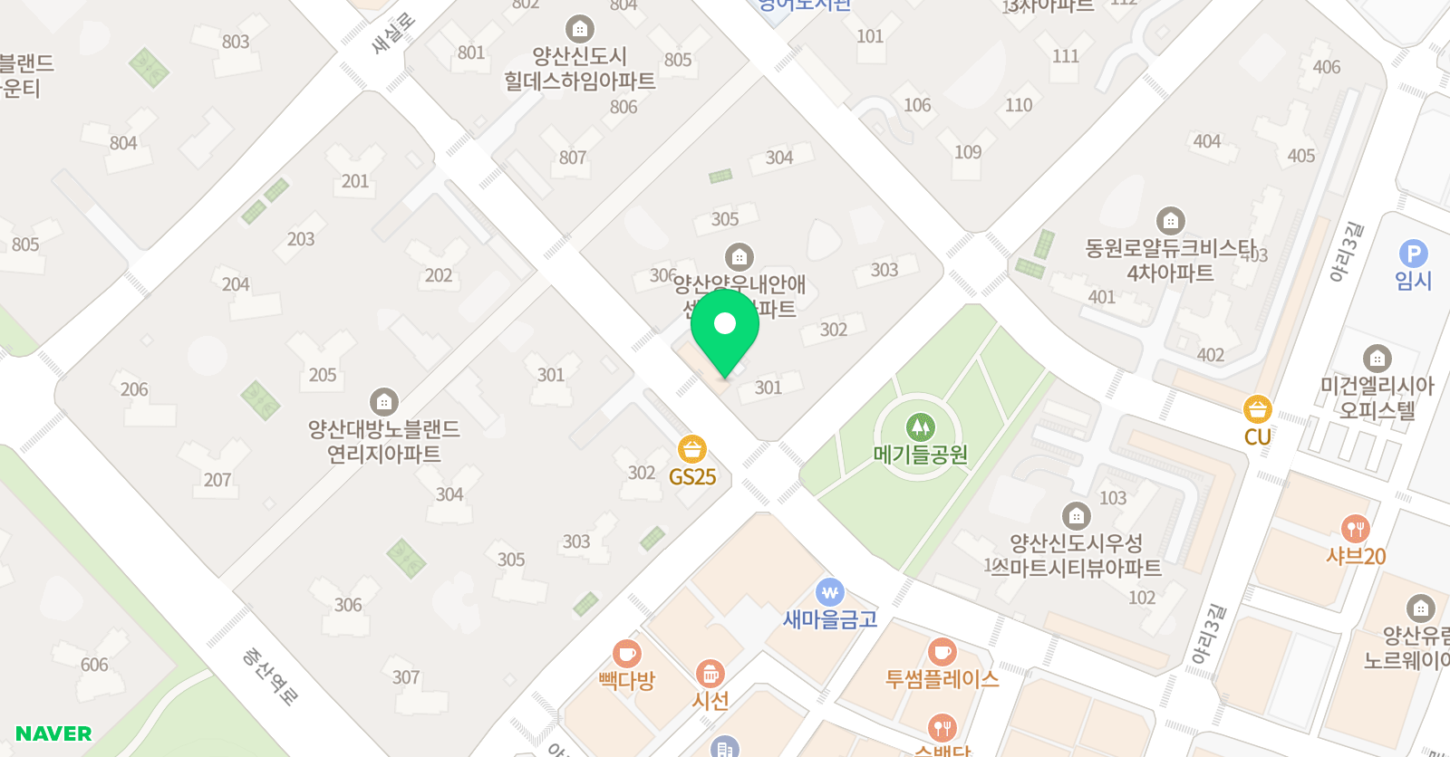 제니스 영어교습소 위치