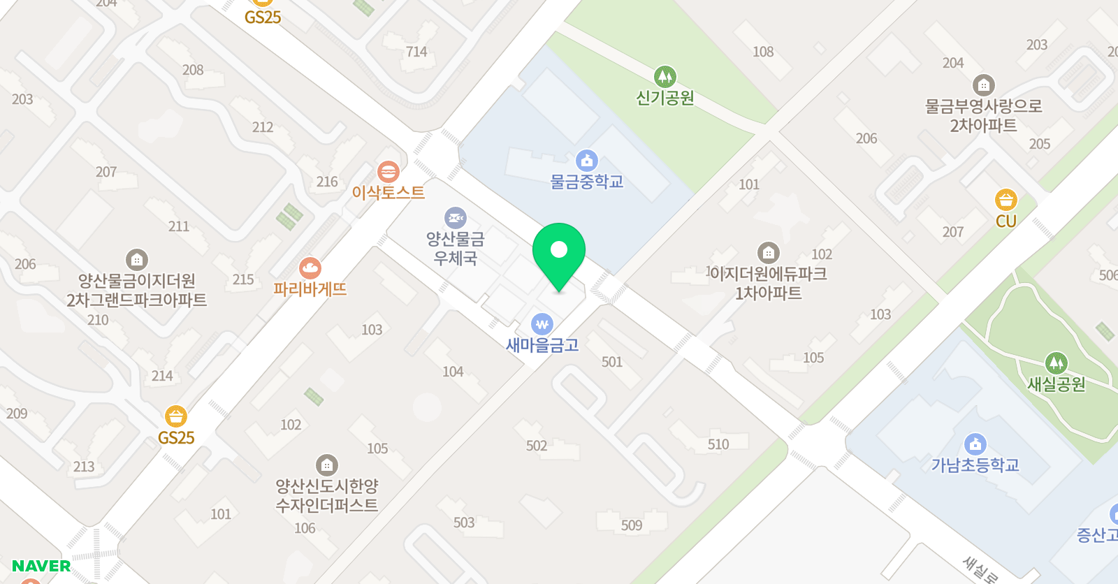 제이매쓰수학전문학원 위치