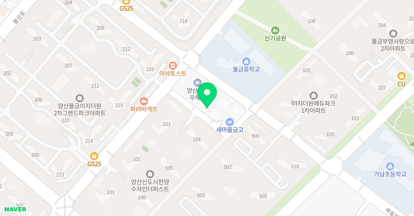 슈가 음악학원 위치