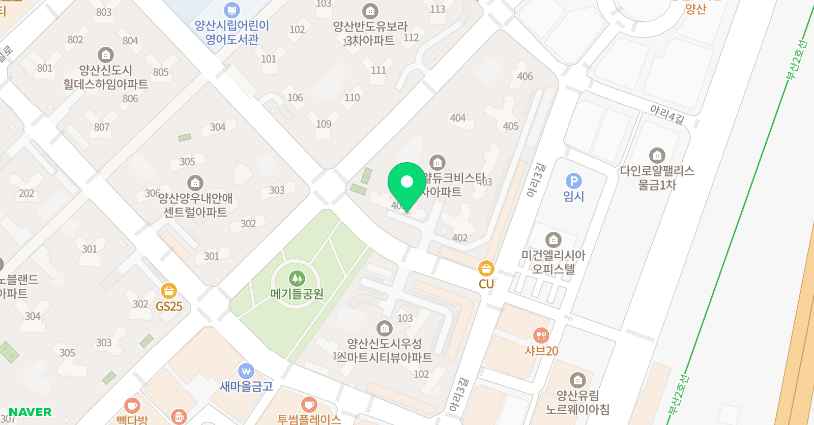 동원비스타공부방 위치