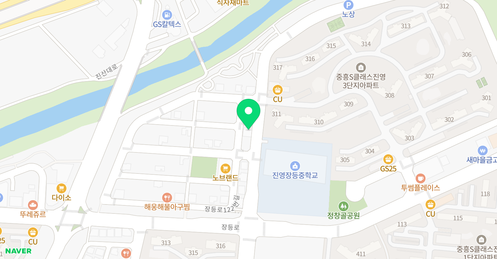 풀만 수학 위치