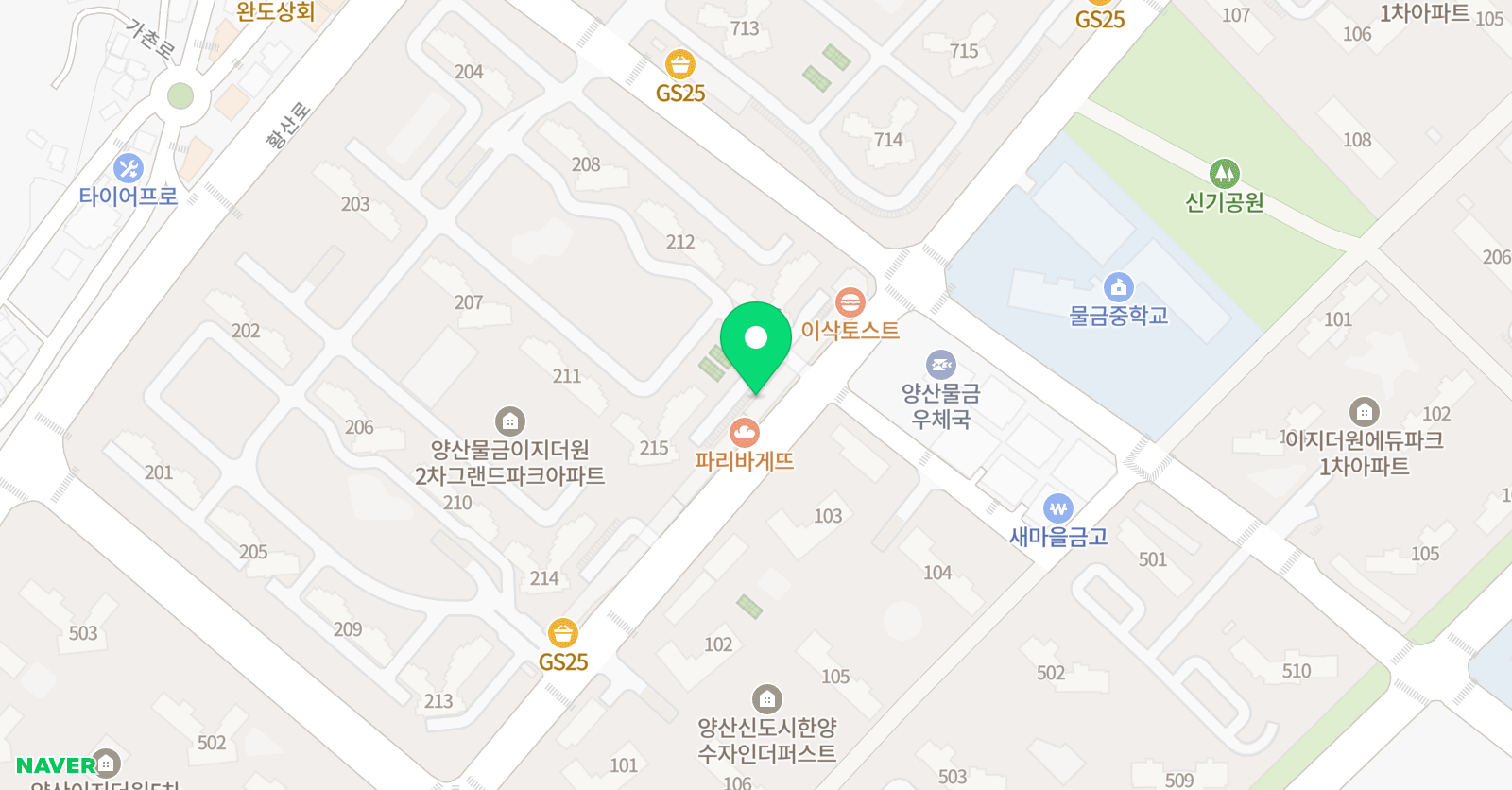 이지아 수학교습소 위치