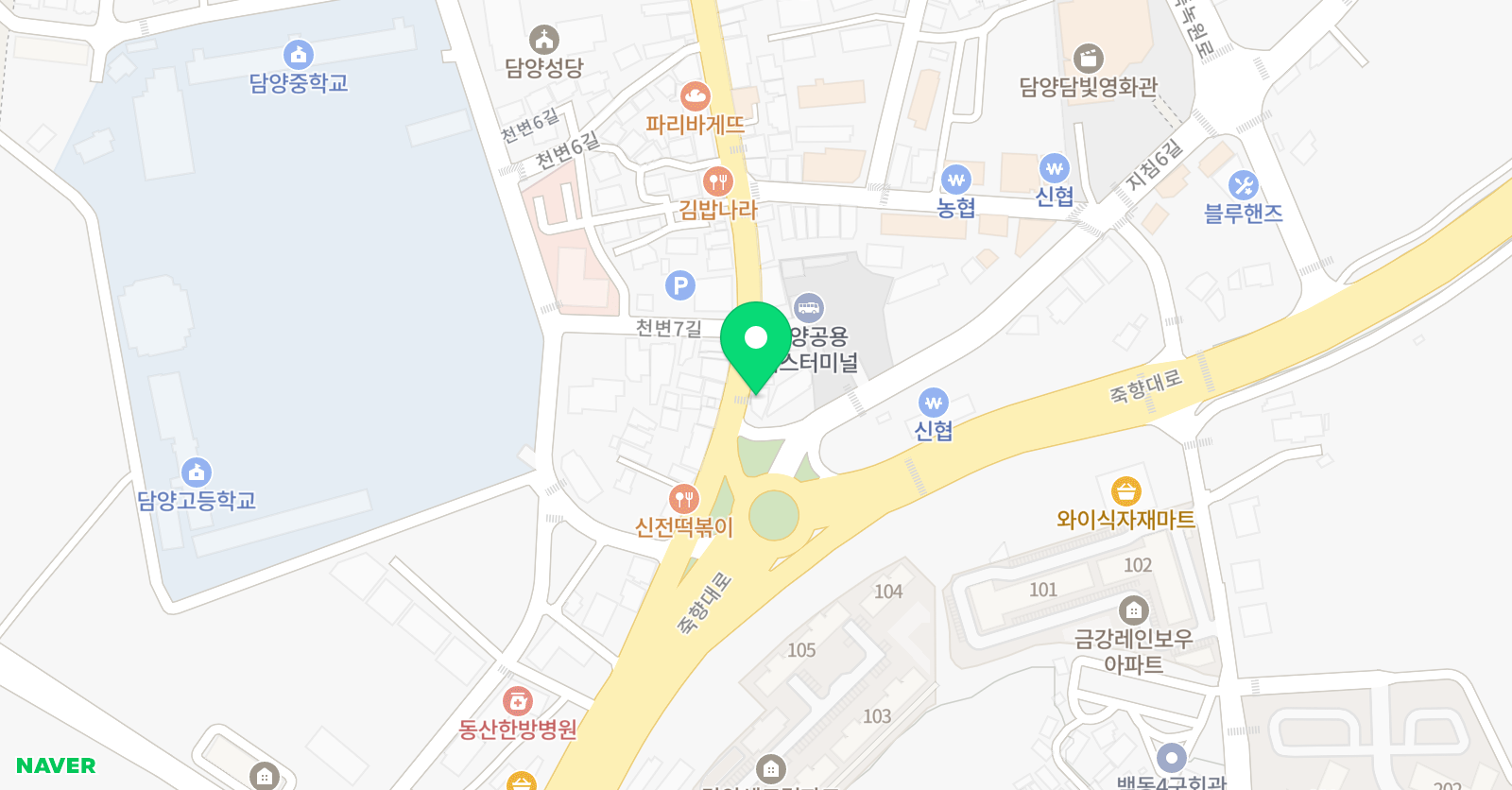 박현경셈 수학교습소 위치