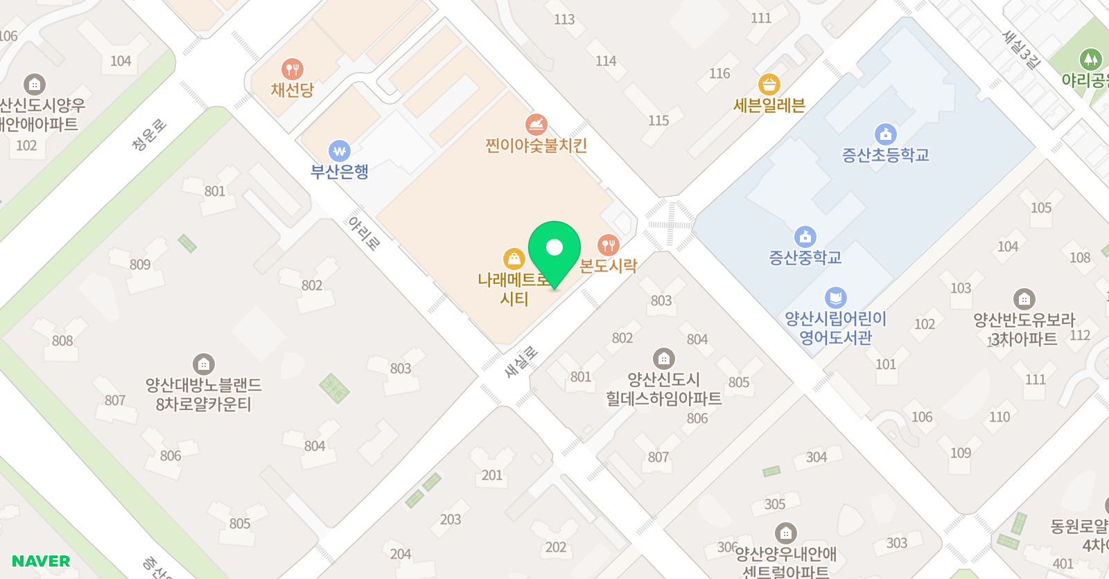 리드인 독서중심논술학원 위치
