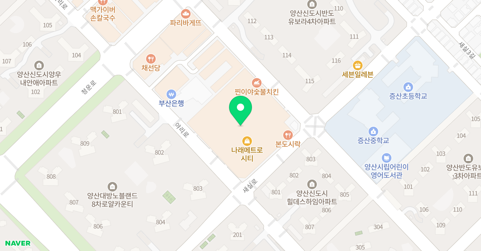 씨투엠수학전문학원 위치