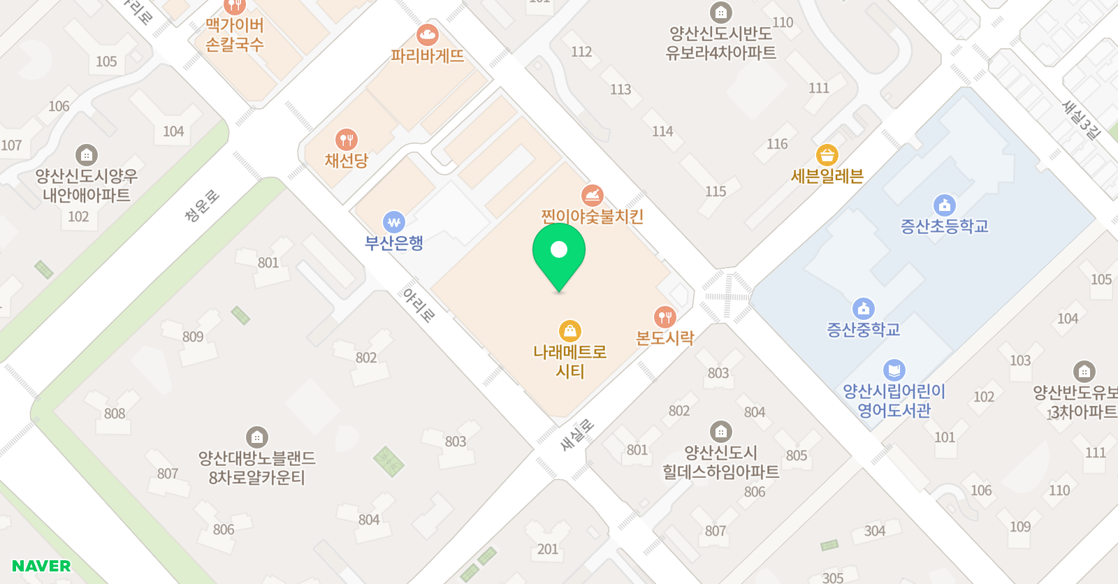 최강상어 영어수학 학원 위치