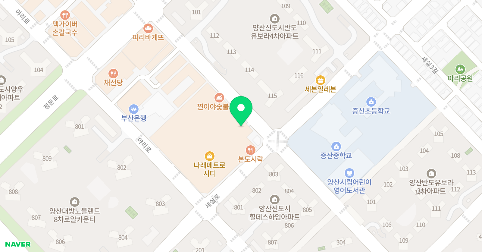 다원국어논술 위치