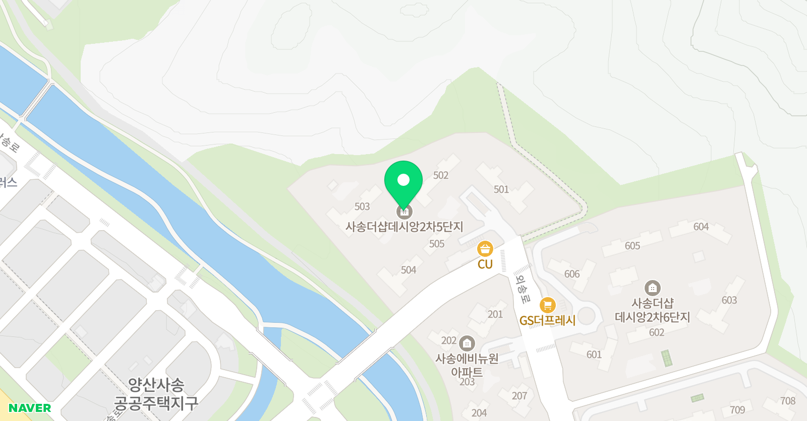 사송캘리미술교습소 위치