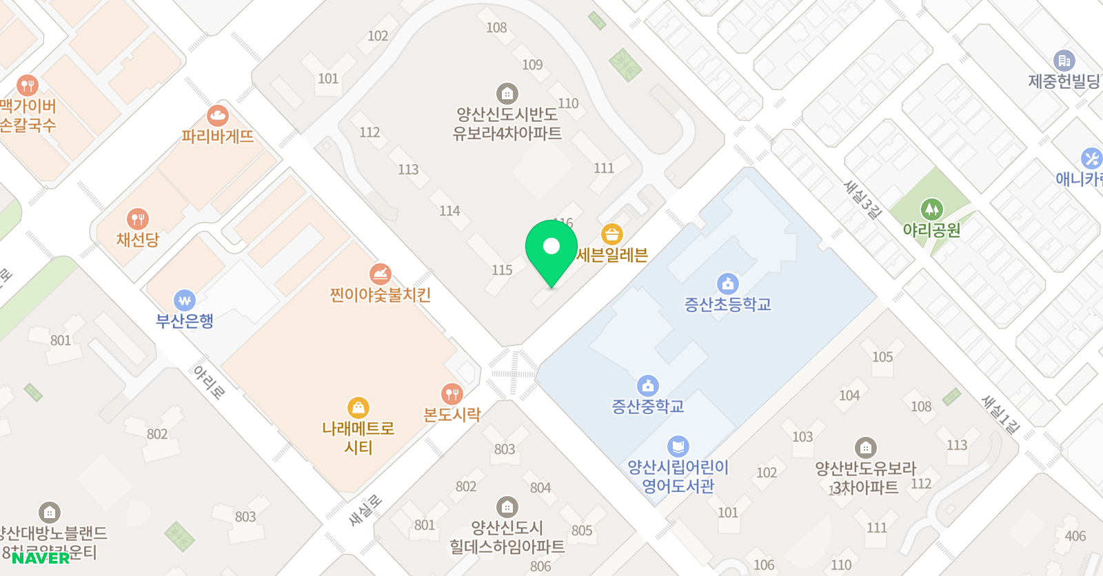 오로지 피아노음악교습소 위치