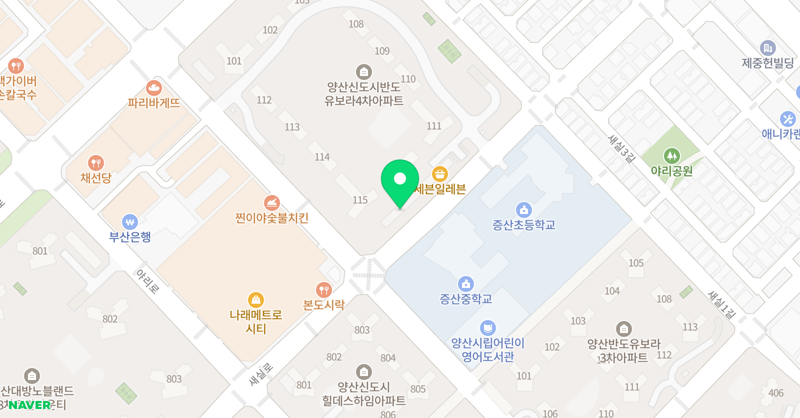 라라 음악교습소 위치