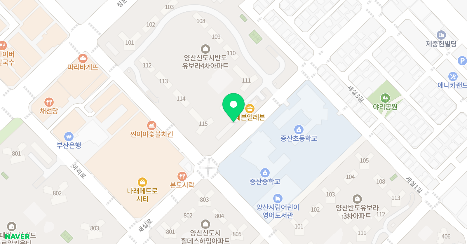 한걸음 수학교습소 위치
