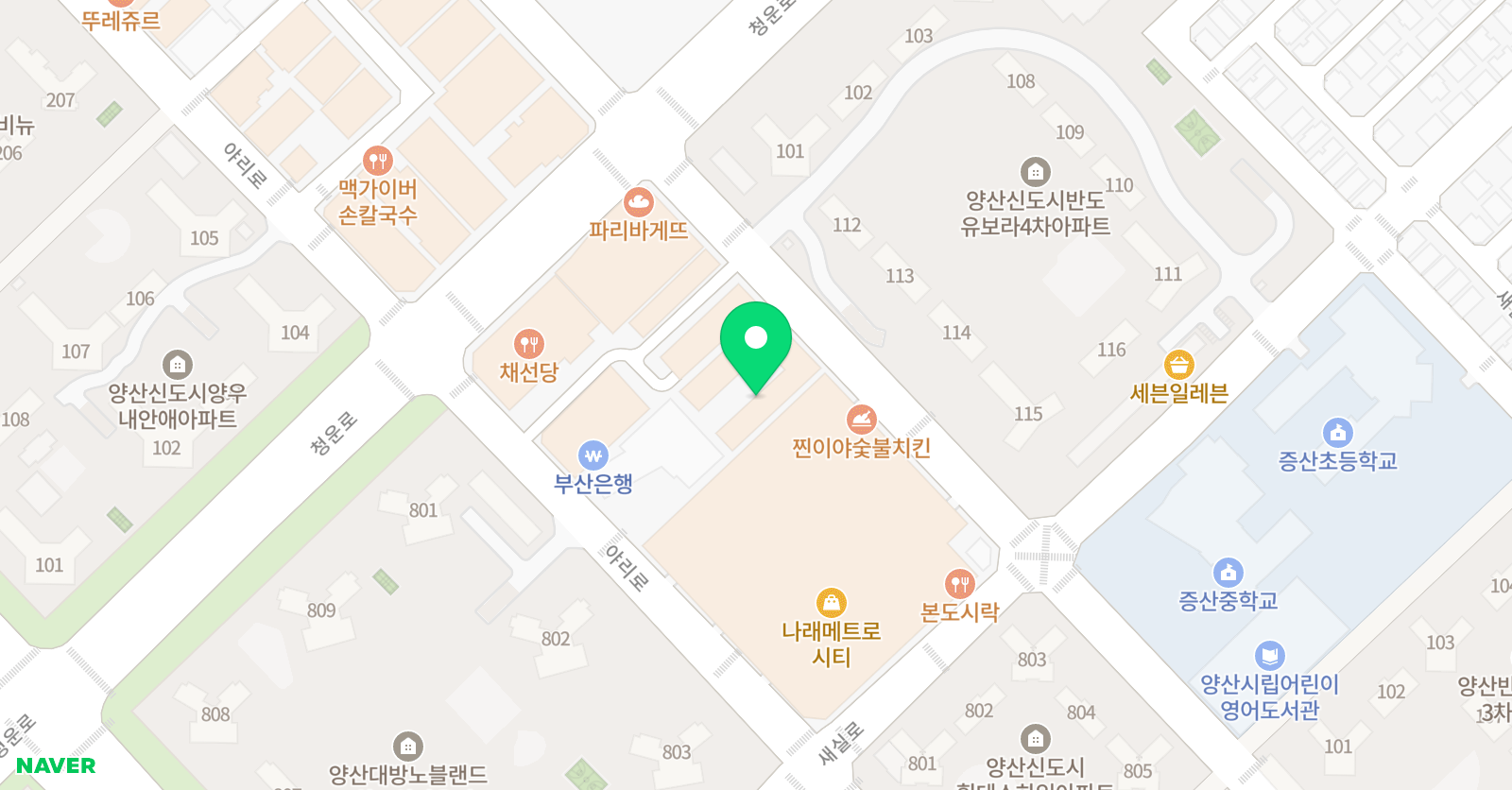 에이치엠 수학교습소 위치