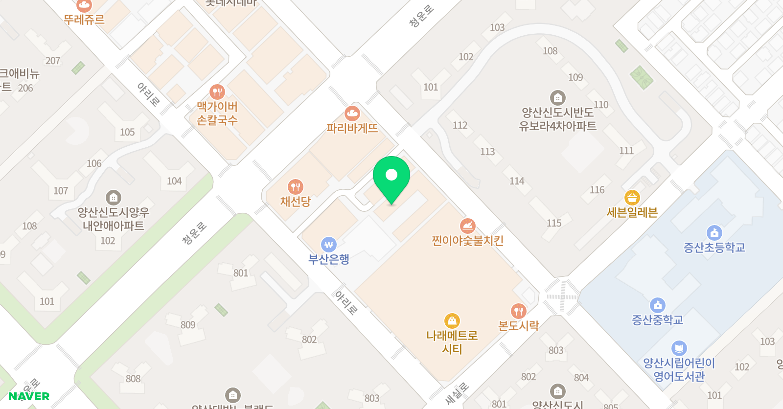 파인아트영재 미술 위치