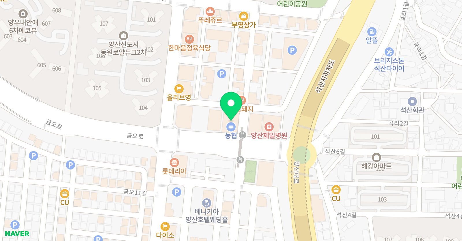 그라운디 댄스학원 양산점 위치
