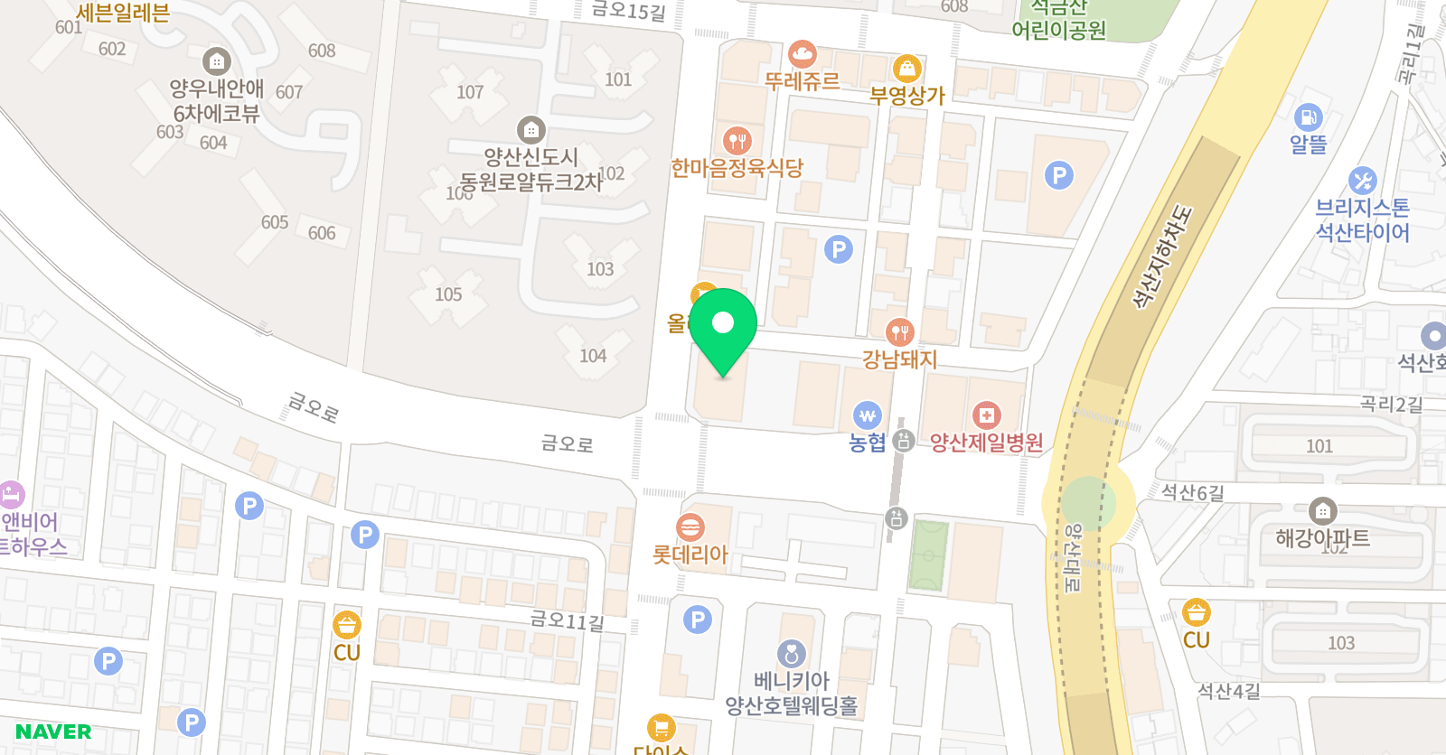 라인 발레학원 위치