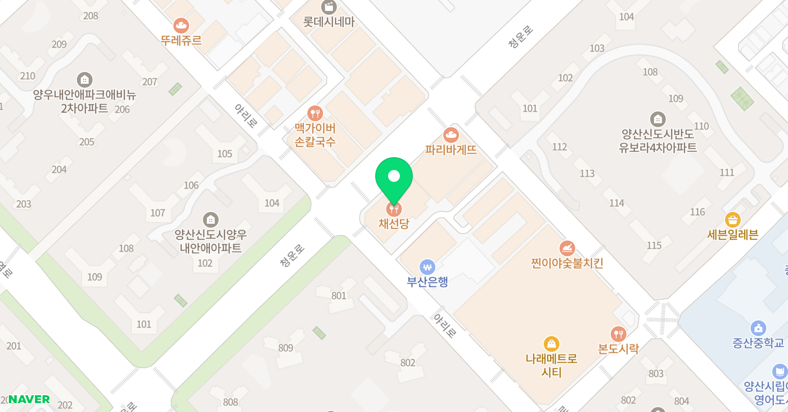 토스잉글리쉬 어학원 물금캠퍼스 위치