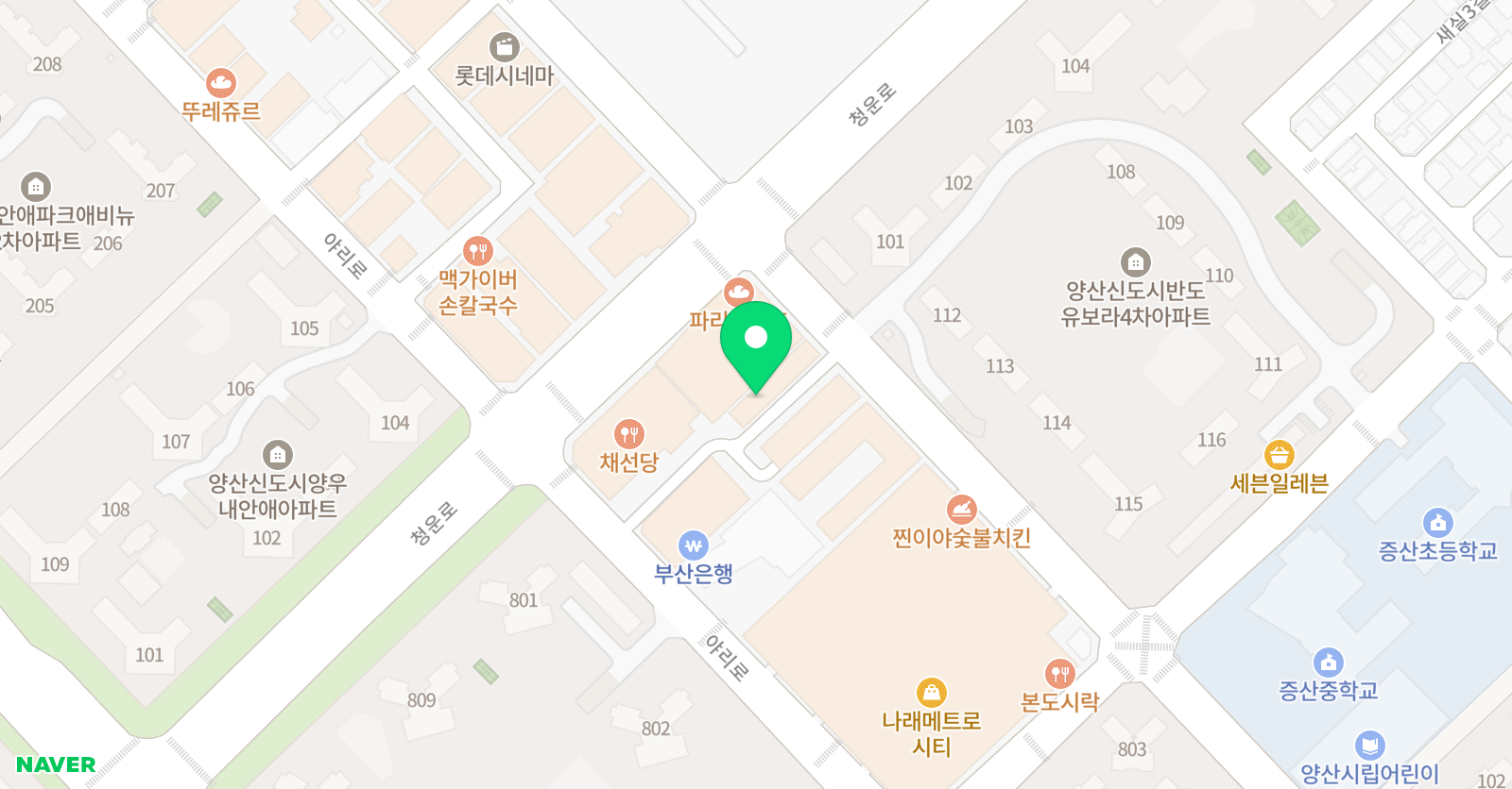 엘본어학원 위치