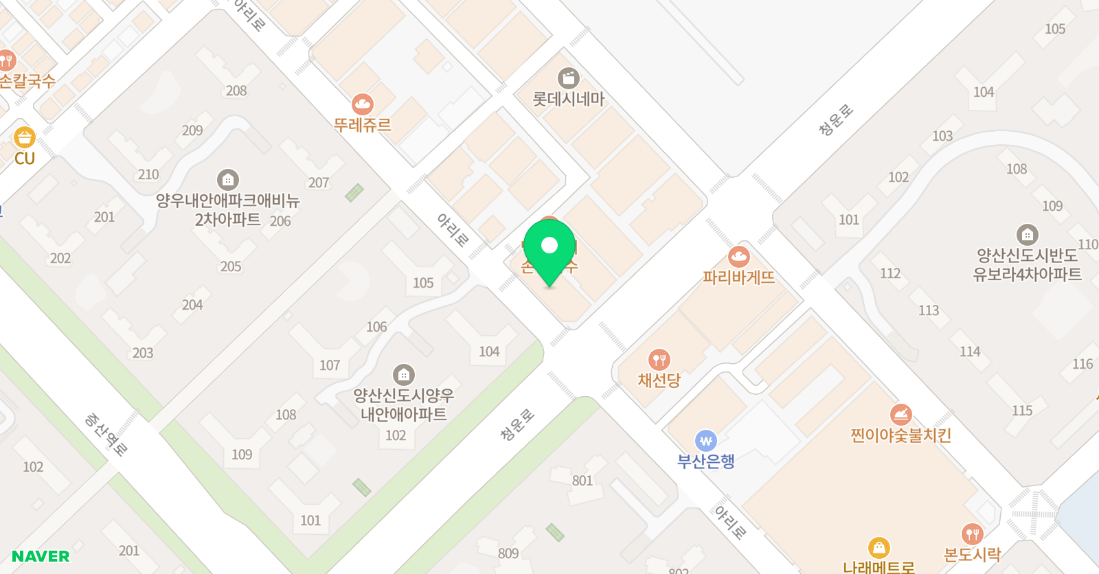 MJ코딩창의영재&몬스터매스 학원 위치