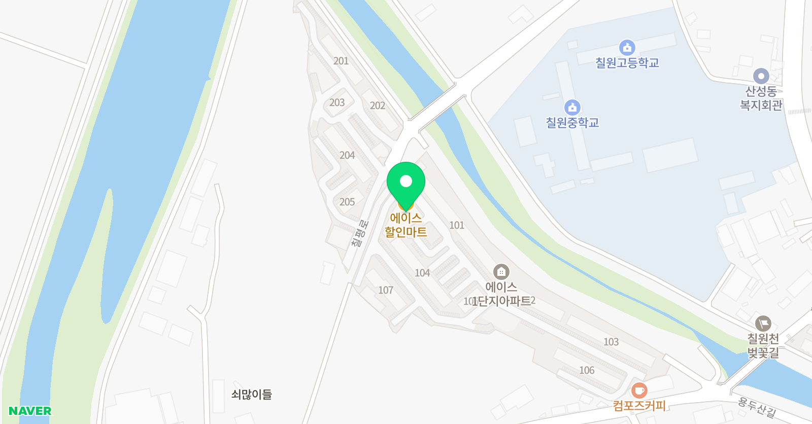 대호아카데미 학원 위치