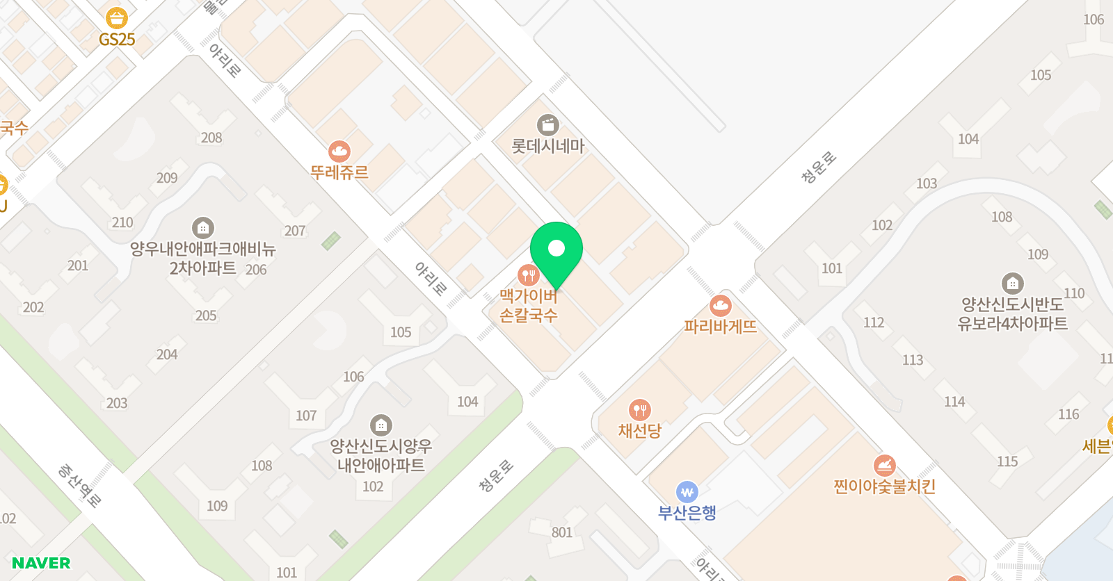 아름다운소리음악학원 위치