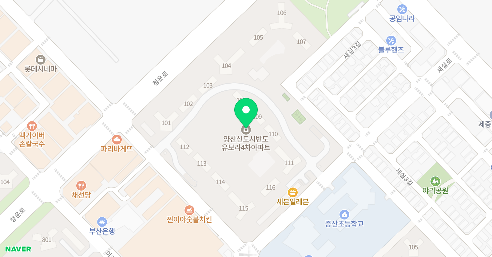 안나영어(Anna English) 위치
