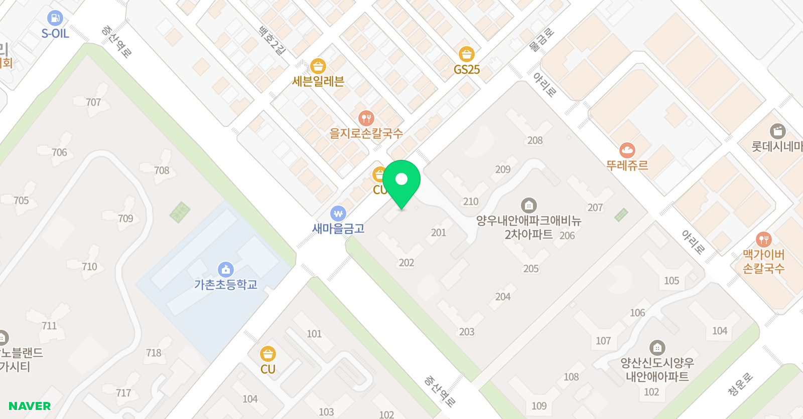 윤선생우리집앞 영어교실 양우 영어교습소 위치