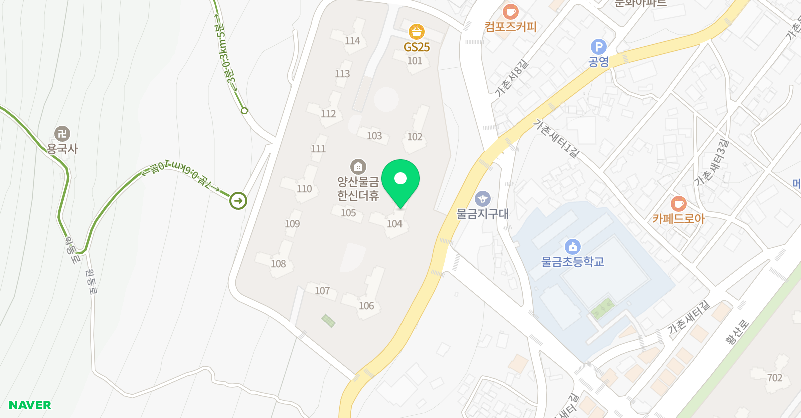 쎈 공부방 위치