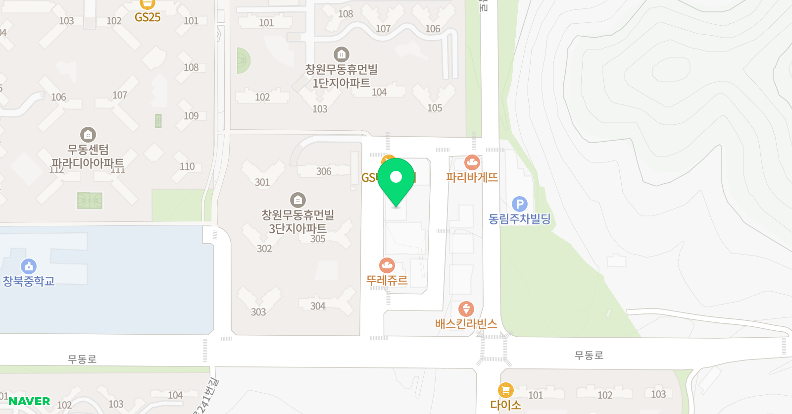 그림별미술학원 위치
