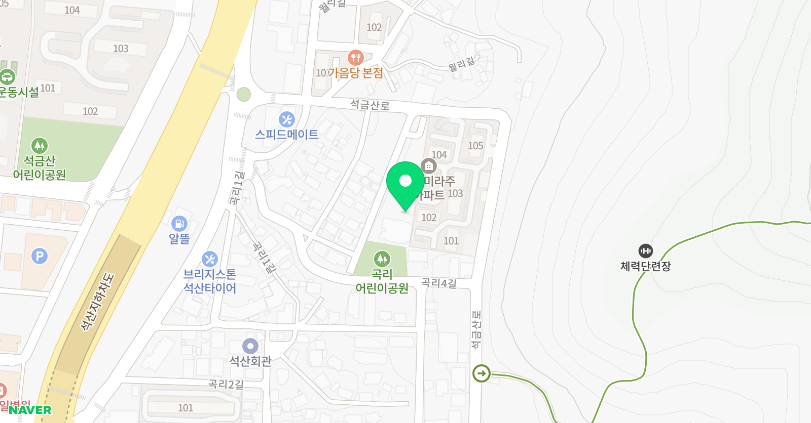 알티오라 어학원 양산점 위치