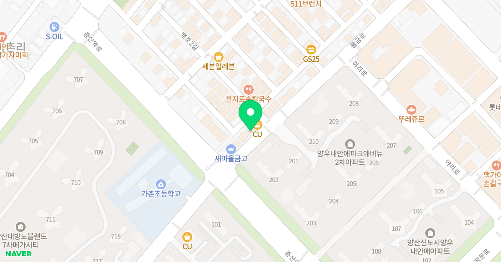 서현과외 위치