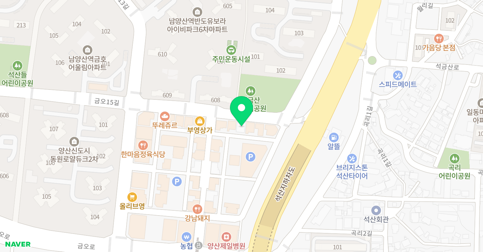 루브르 미술학원 양산석산 위치