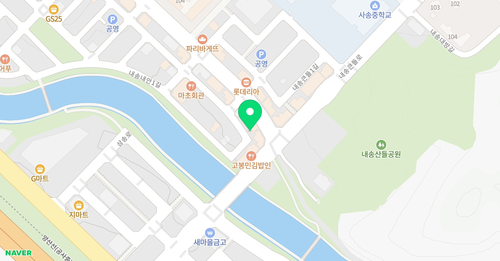 아떼르무용 학원 위치